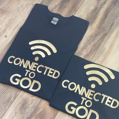 Connected To GOD black t-shirt