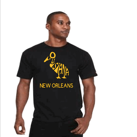 Louisiana state pelican New Orleans t-shirt. 