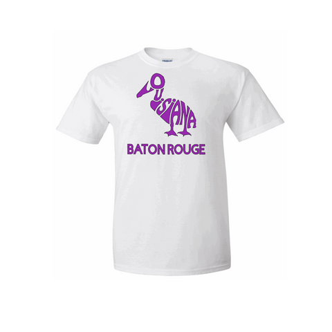 Louisiana state pelican Baton Rouge t-shirt.